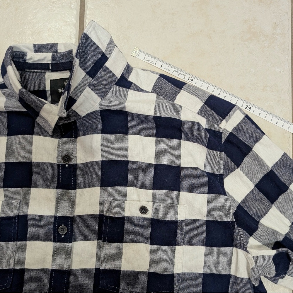 WindRiver Blue & White Men’s 2XL Flannel Plaid Shirt - Picture 11 of 15